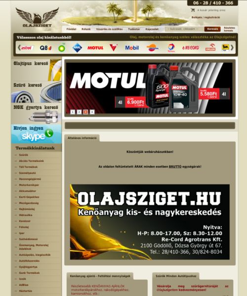 olajsziget.hu
